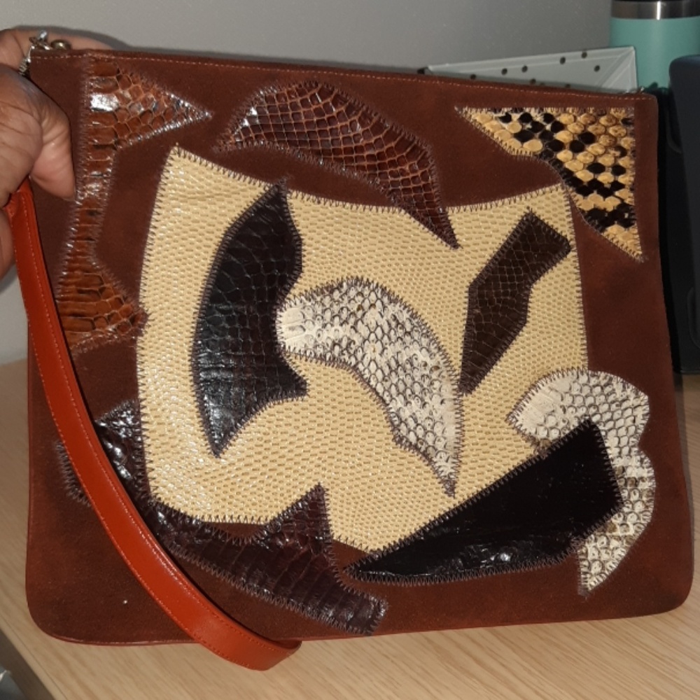 Vintage Caprice Snakeskin Purse